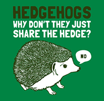 【多图】‘刺猬无法分享 Hedgehogs Can't Share ’流行t恤图案