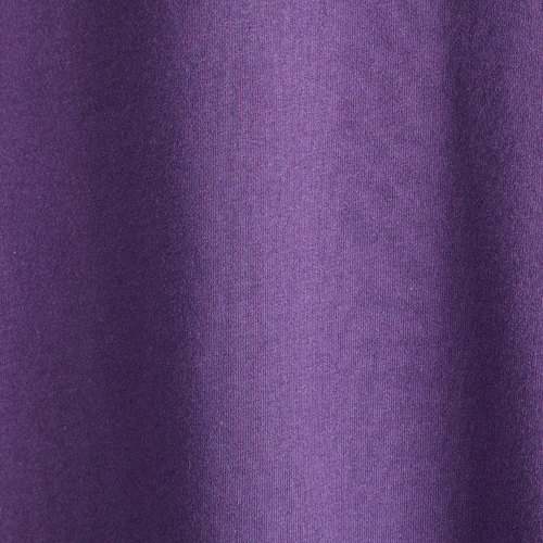 紫色纯棉文化衫面料细节