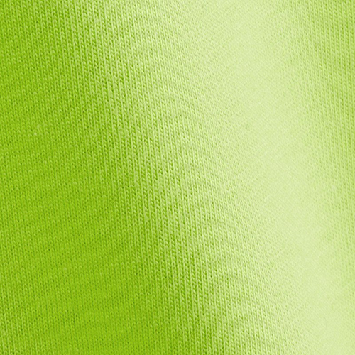 果绿色纯棉文化衫面料细节01