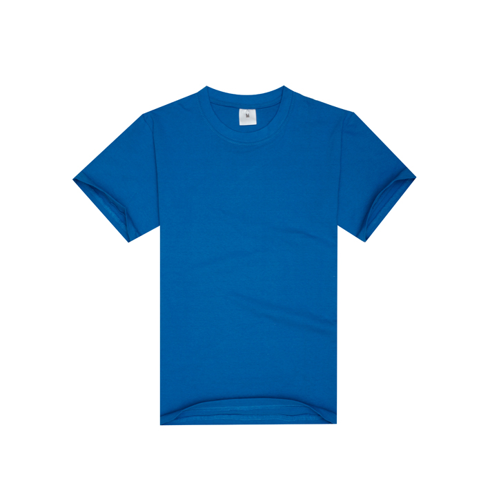 180g纯棉男士圆领T恤衫藏蓝色
