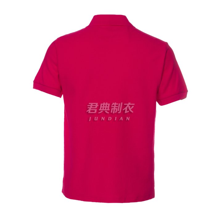 桃红色短袖polo衫3