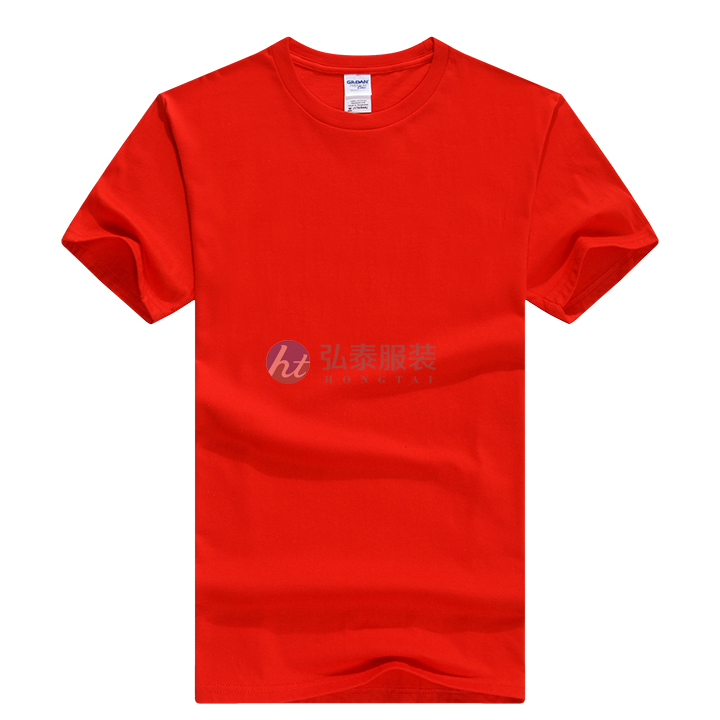 180g中国红纯棉广告文化衫