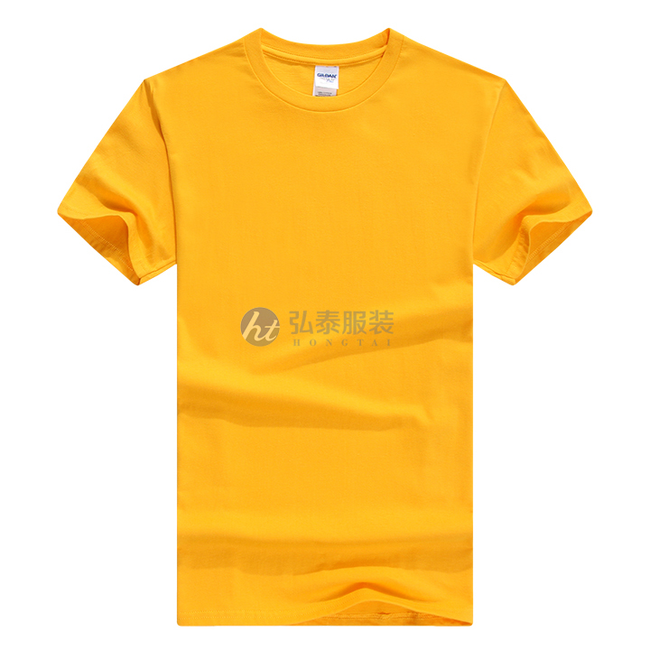 2018新款黄色广告衫