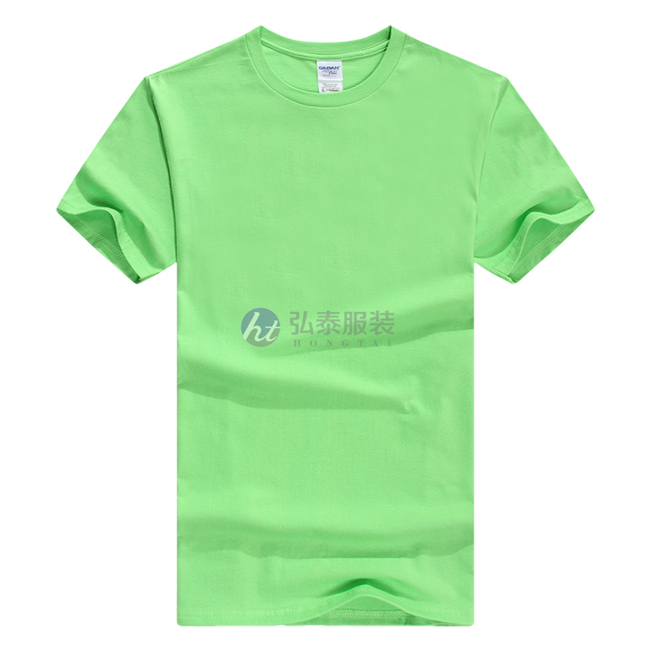 2018新款果绿色广告衫