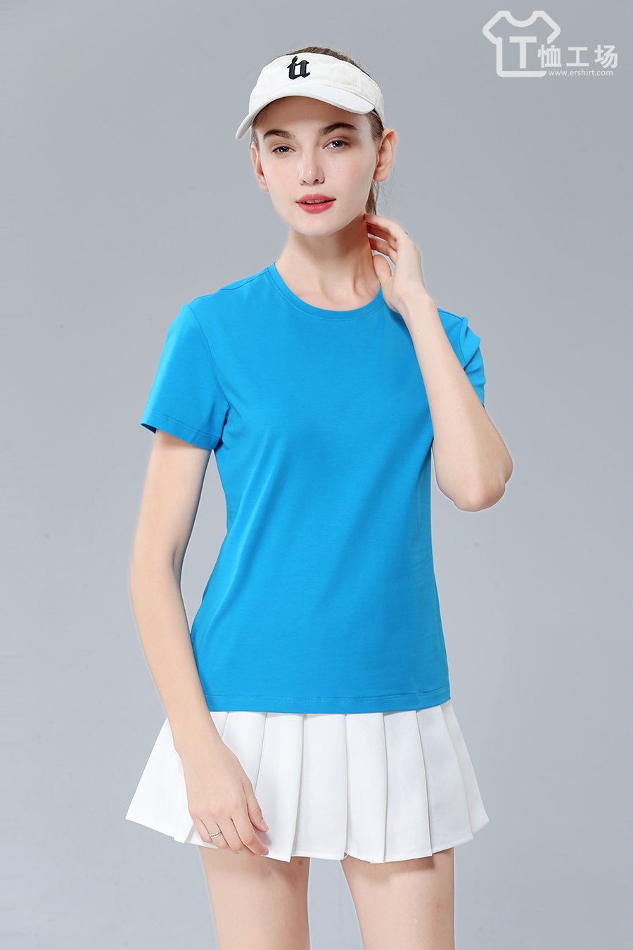 时尚蓝色T恤4