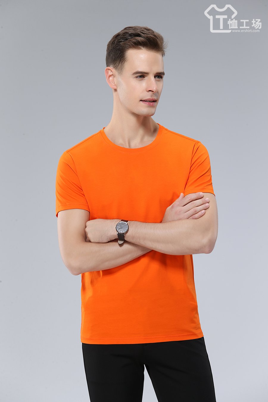 时尚橘色T恤5